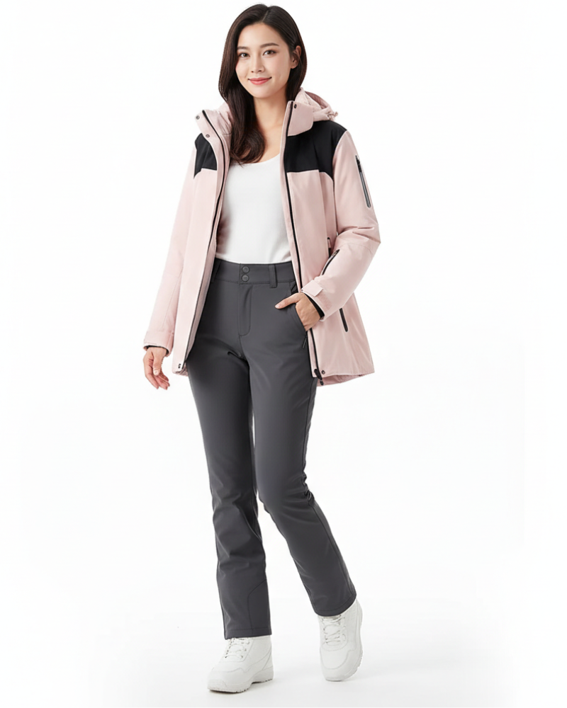 Casey Manteau d’Hiver Femme Imperméable Doublure Polaire Chaude & Coupe Structurée, vue 6