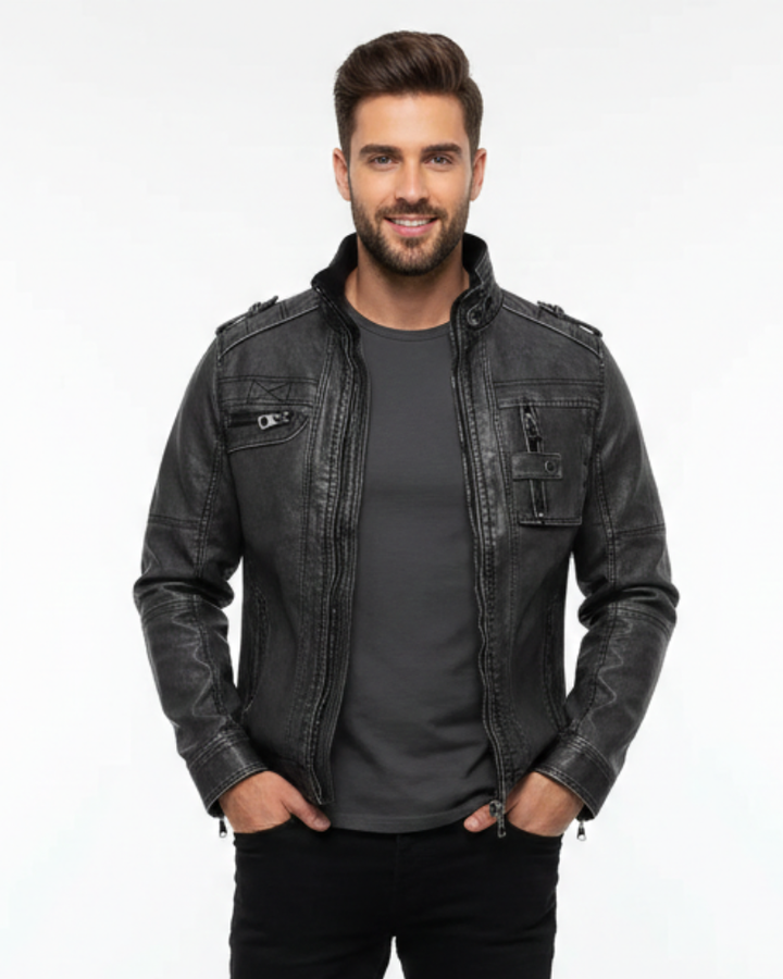 Milet Veste Homme Zippée Casual Veste Tendance Moderne au Style Urbain