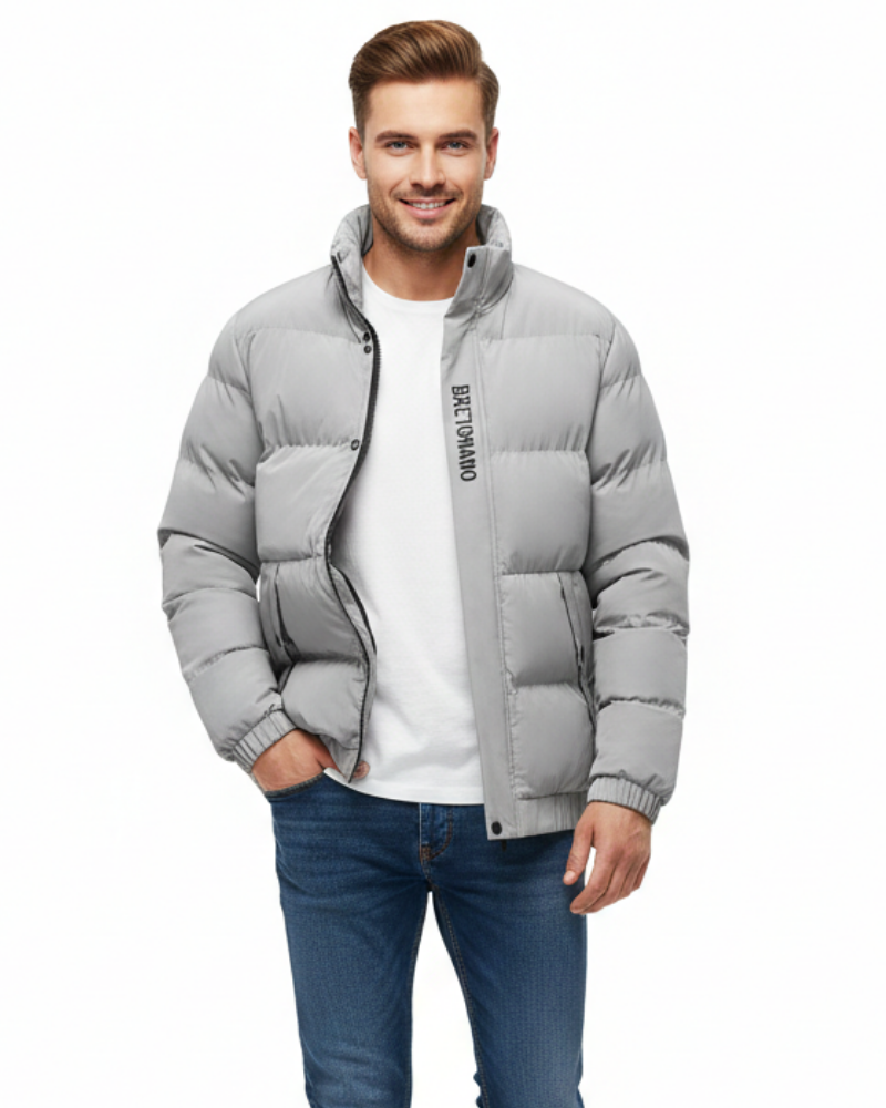 Zykai Doudoune Homme Slim Fit Veste Puffer Déperlante Légère et Chaude