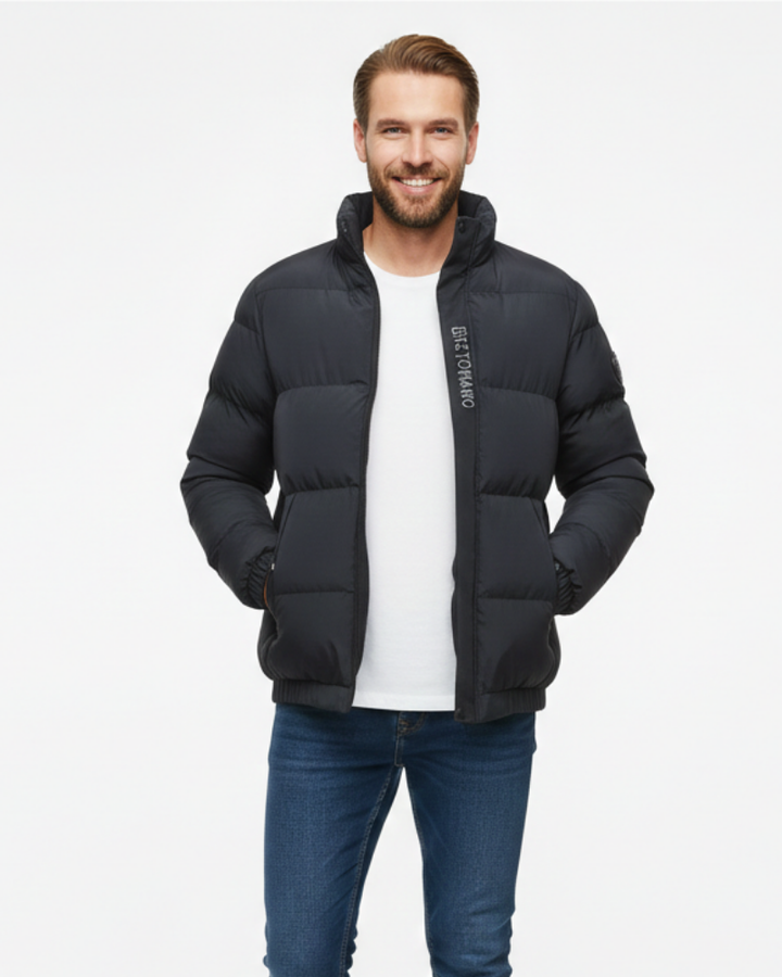 Zykai Doudoune Homme Slim Fit Veste Puffer Déperlante Légère et Chaude, vue 3