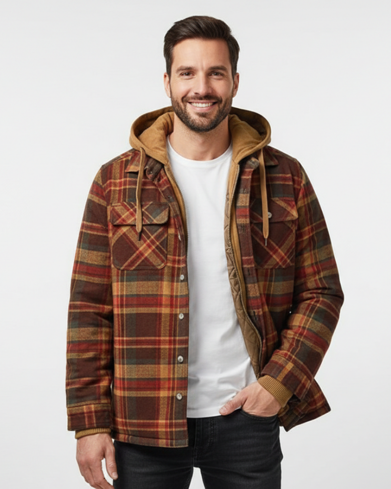 Zandro Veste Bûcheron Homme Jacket Lumberjack Chaude et Respirante au Style Moderne, vue 2
