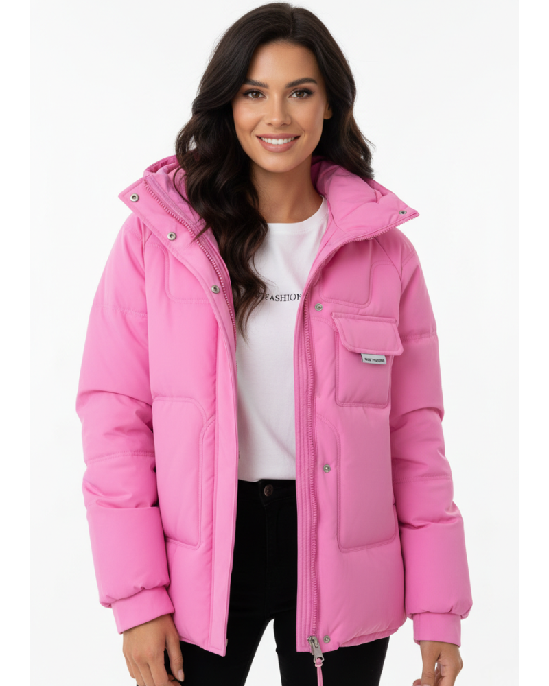 Zahra Veste Puffer Femme à Capuche Manteau Matelassé Léger et Chaud, vue 5