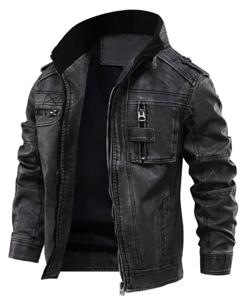 Milet Veste Homme Zippée Casual Veste Tendance Moderne au Style Urbain, vue 2