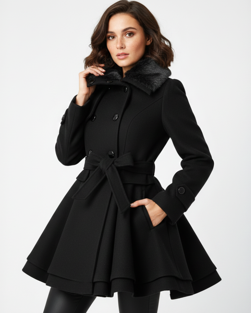 Shara Manteau Hiver Femme Veste Chaude Élégante avec Coupe Confortable & Design Moderne