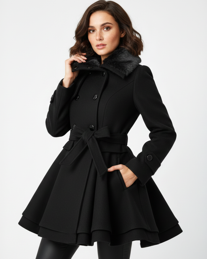 Shara Manteau Hiver Femme Veste Chaude Élégante avec Coupe Confortable & Design Moderne