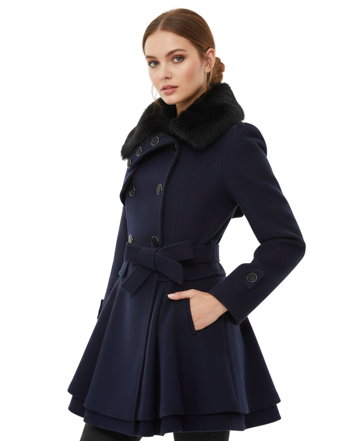 Shara Manteau Hiver Femme Veste Chaude Élégante avec Coupe Confortable & Design Moderne, vue 2