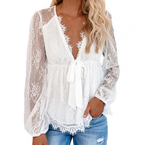 Blouse Élégante en Dentelle Cyrielle