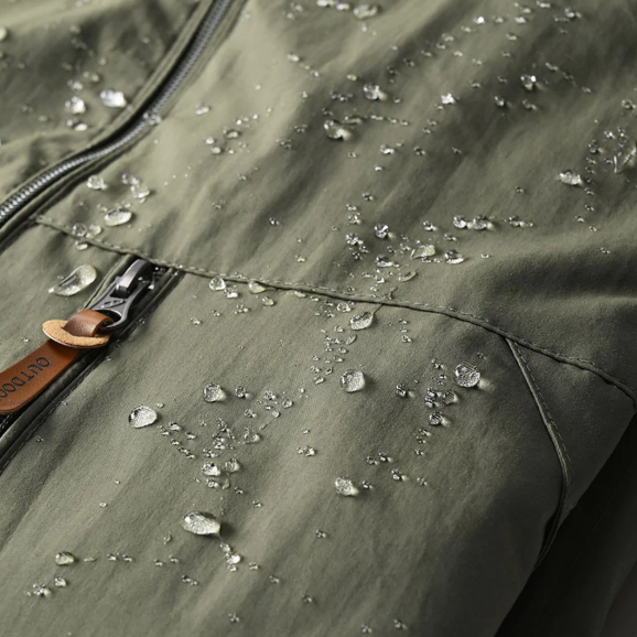 Ethan Veste Homme Veste Imperméable Outdoor avec Capuche Ajustable & Multi-Poches, vue 3