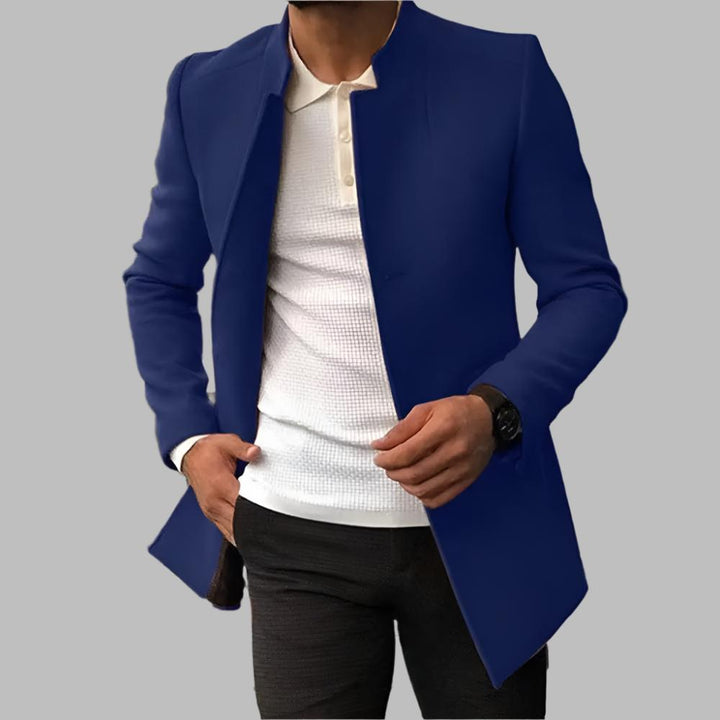 Alain Manteau Homme Manteau Élégant en Laine Douce et Confortable au Style Intemporel, vue 2
