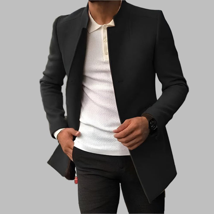 Alain Manteau Homme Manteau Élégant en Laine Douce et Confortable au Style Intemporel, vue 5