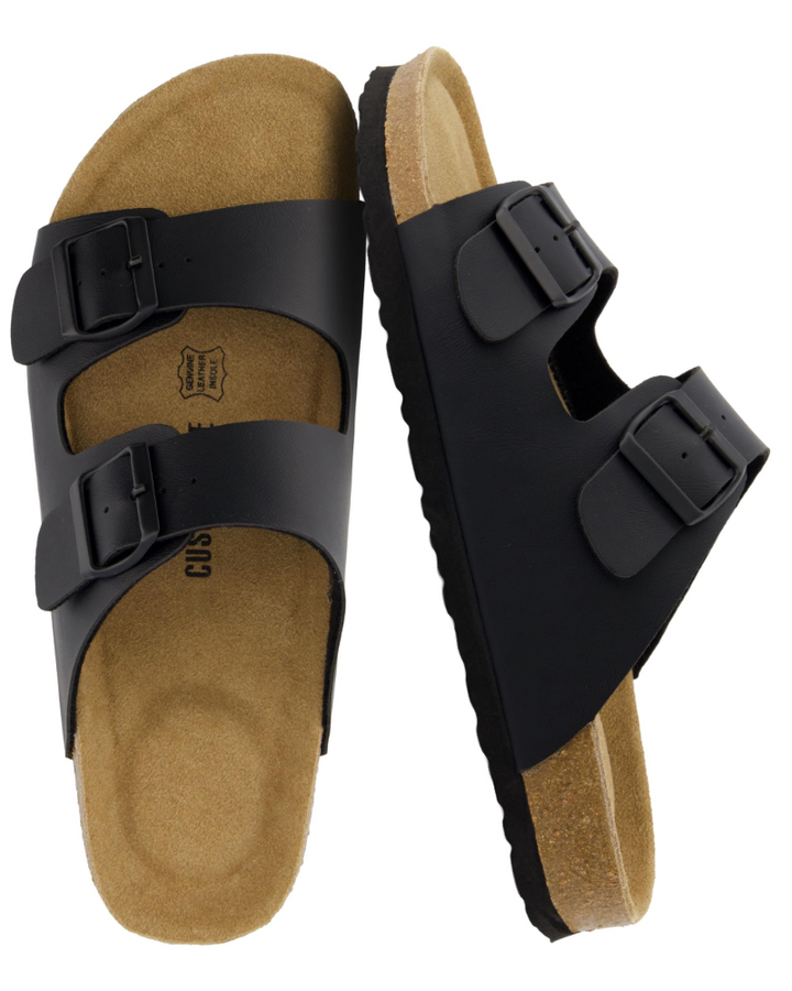 Knoah Sandales Homme Slides Confort avec Semelle Liège & Double Boucle Réglable, vue 19