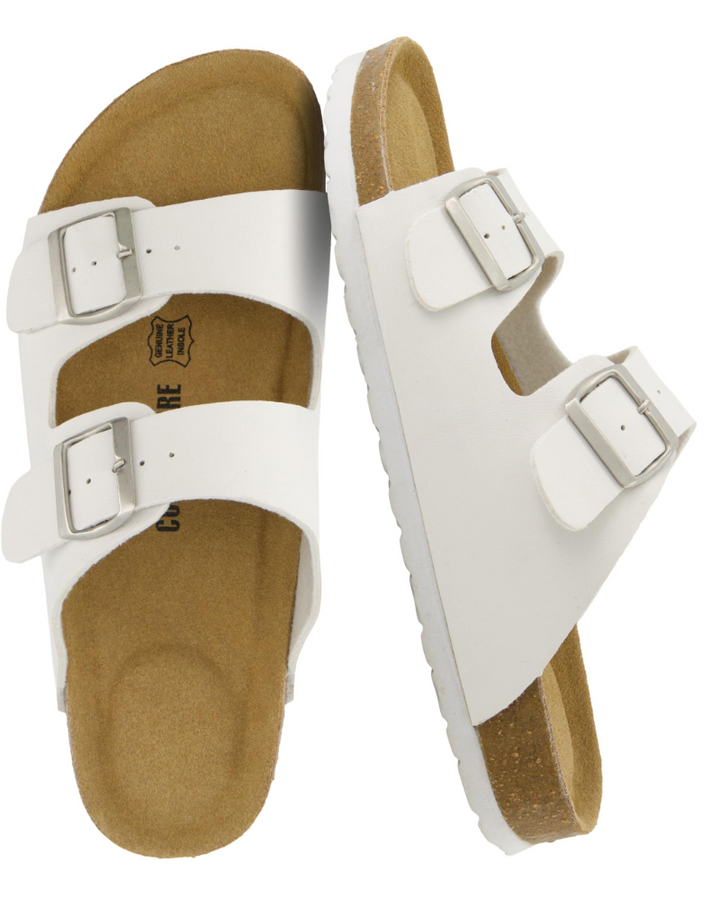 Knoah Sandales Homme Slides Confort avec Semelle Liège & Double Boucle Réglable, vue 11