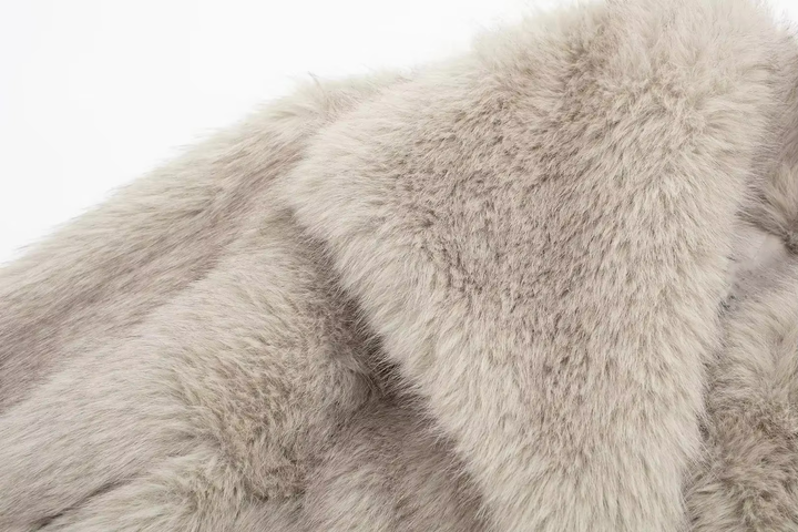 Liliana Manteau Femme Faux Fur Coat Ultra-Doux au Style Élégant pour l’Hiver, vue 11
