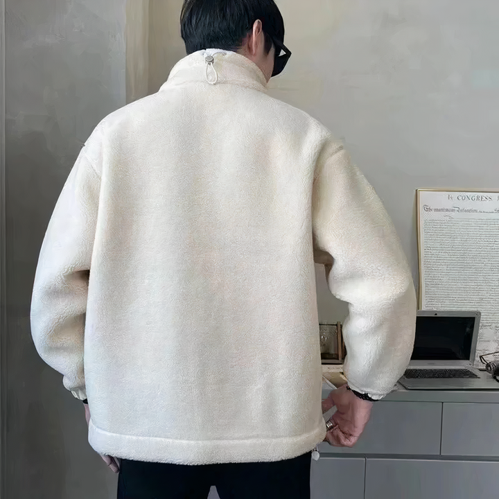Carlo Veste Polaire Homme Polaire Douce et Chaude au Style Décontracté et Moderne, vue 2