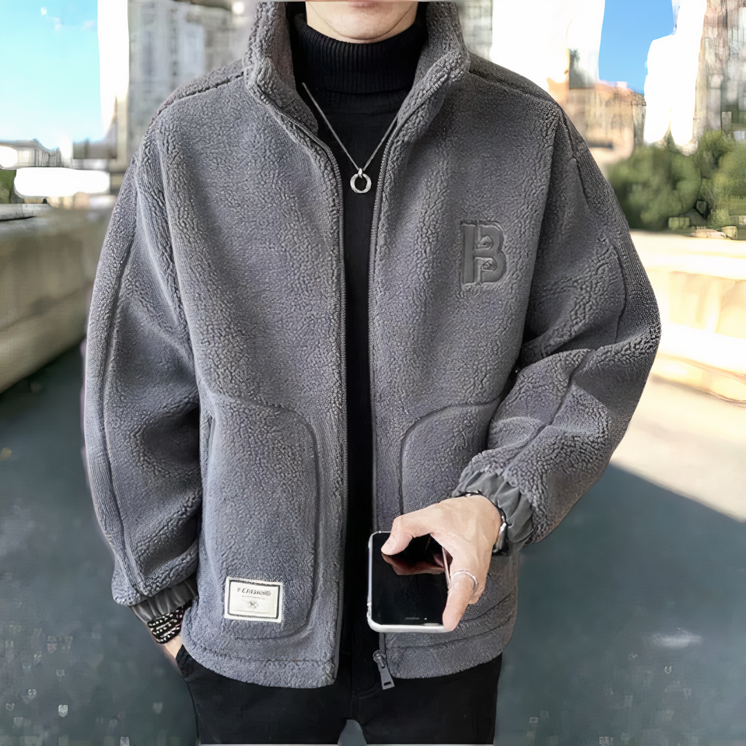 Carlo Veste Polaire Homme Polaire Douce et Chaude au Style Décontracté et Moderne, vue 3