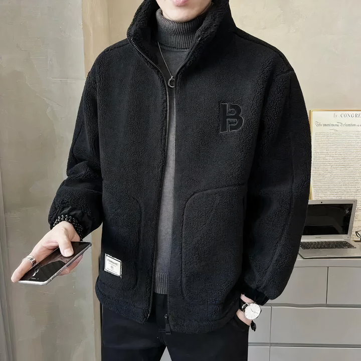 Carlo Veste Polaire Homme Polaire Douce et Chaude au Style Décontracté et Moderne, vue 4