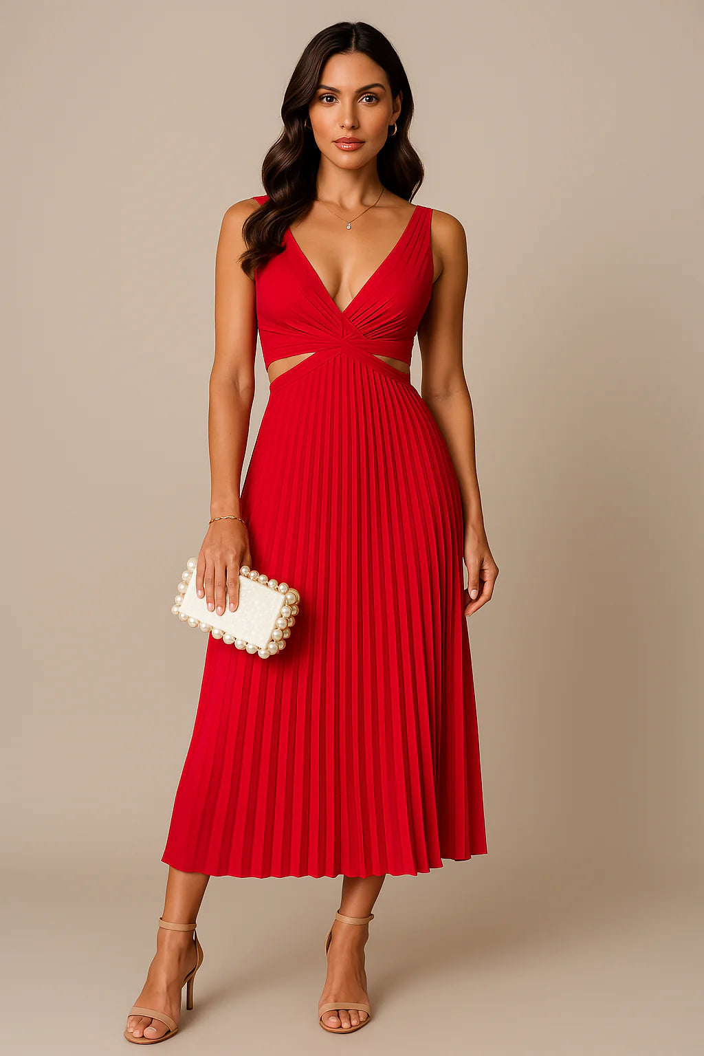 Liettasa Chic Midi Robe d’été – Rae