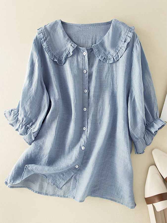 Reunaxa Fluide Longue Blouse – Lorrie