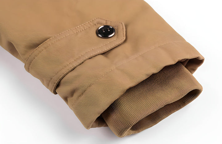Logan Veste Militaire Homme Manteau Imperméable avec Doublure Polaire & Taille Ajustable, vue 13