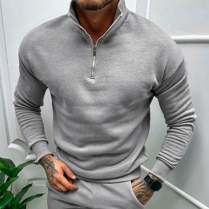 Lorence Pull Demi-Zip Homme Maille Douce Moderne avec Coupe Élégante et Confortable, vue 13