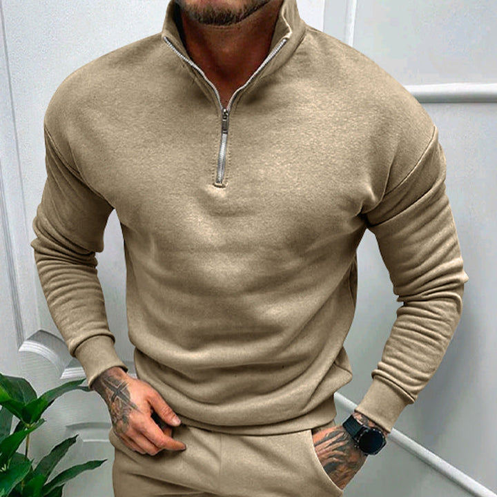 Lorence Pull Demi-Zip Homme Maille Douce Moderne avec Coupe Élégante et Confortable, vue 17