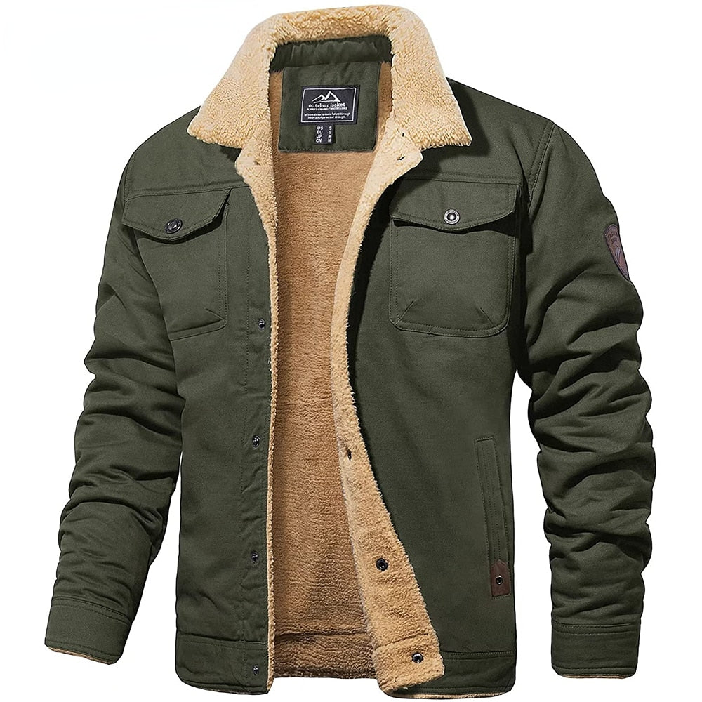 Cholo Veste Bombardier Homme Veste Vintage Style Aviateur avec Doublure Chaude & Élégante, vue 5