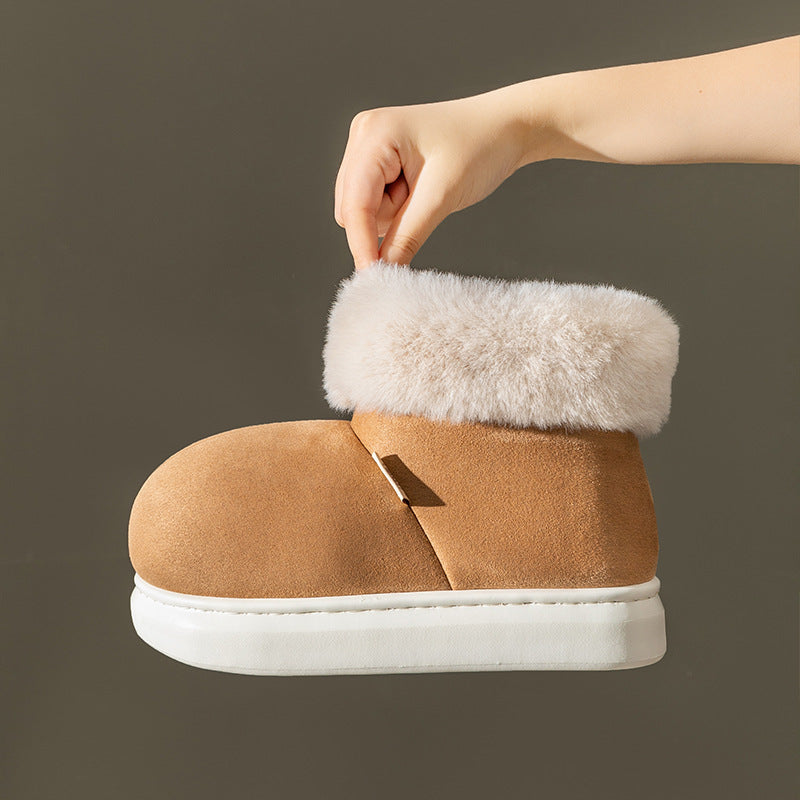 Valentin Bottes d’Hiver en Peluche pour Homme Chaudes, Confortables & à Semelle Antidérapante, vue 8