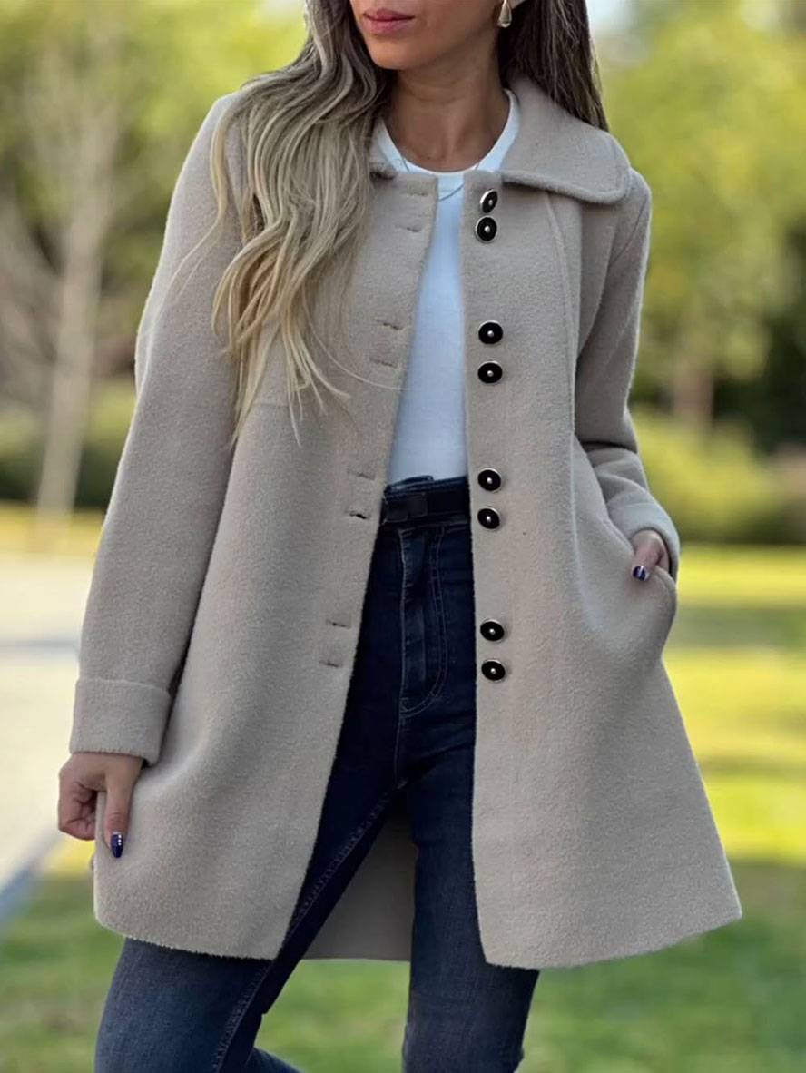 Charlotte Gilet Long Femme Cardigan Élégant, Chaud & Confortable pour Toutes Occasions