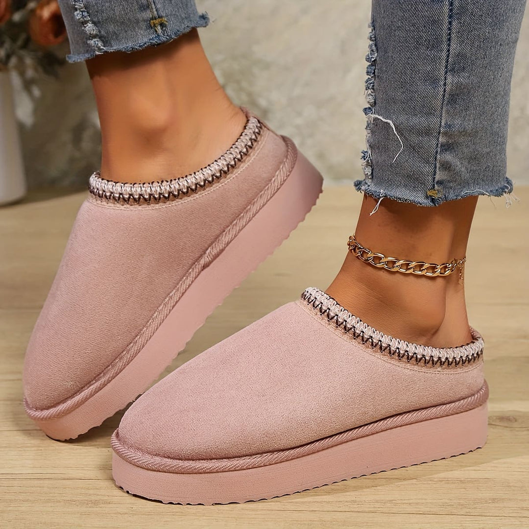 August Chaussures d’Intérieur Femme Confort Douillet, Design Respirant & Semelle Antidérapante, vue 8