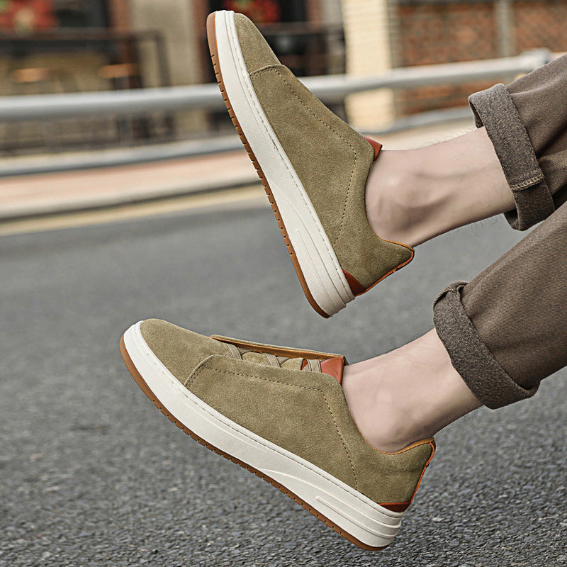 CHAUSSURES SLIP-ON EN DAIM POUR HOMME