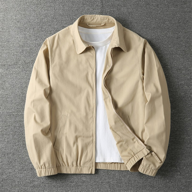 David Veste Homme Blouson Tendance Urbain avec Coupe Décontractée & Détails Zippés