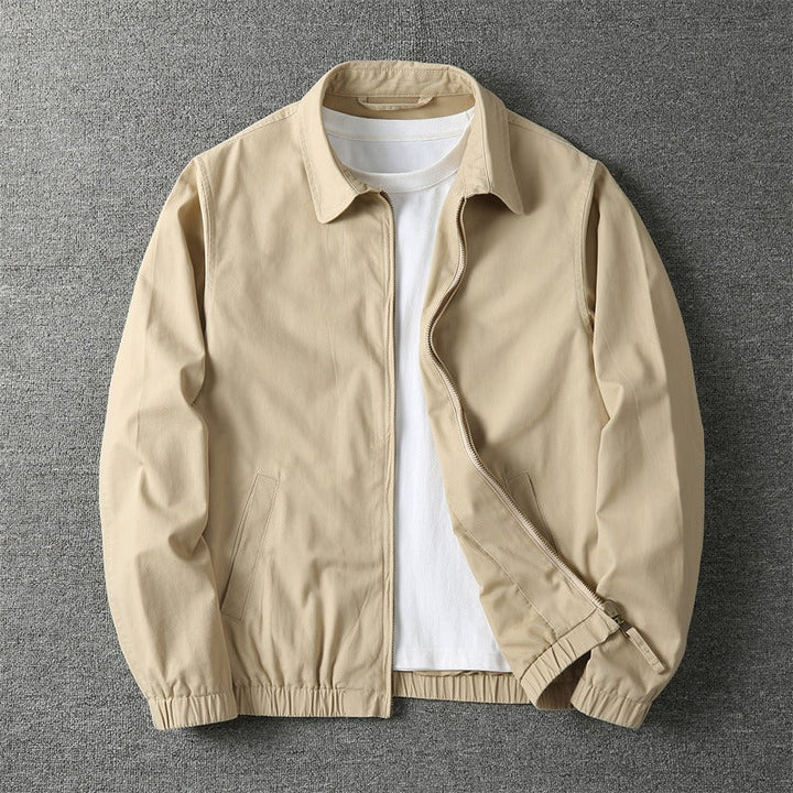 David Veste Homme Blouson Tendance Urbain avec Coupe Décontractée & Détails Zippés