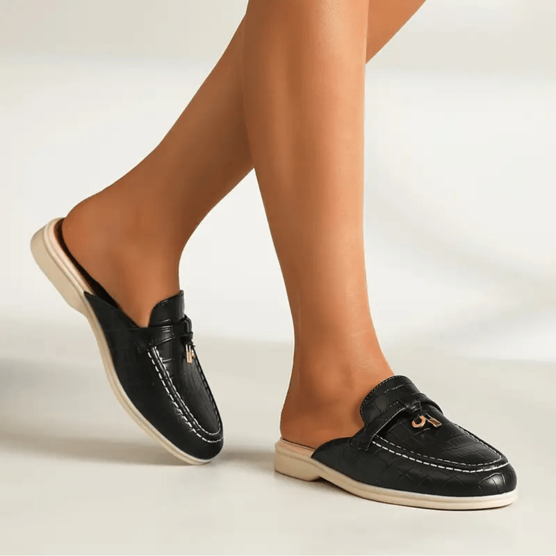 Lydia Mules Femme à Enfiler Mules Sans Talon avec Boucle Chic & Semelle Confortable, vue 9