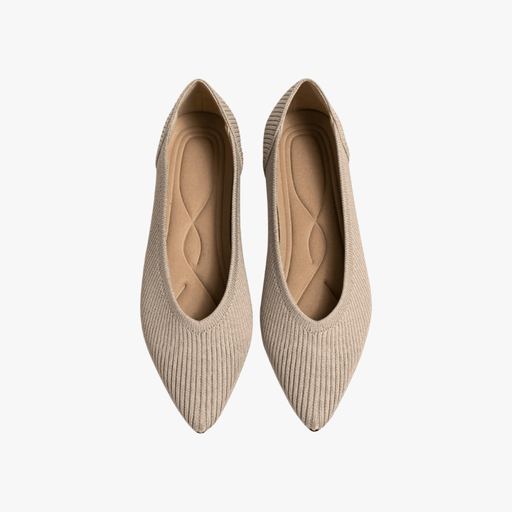 Faye Ballerines Femme Pointues Ballerines Maille Confortables à Enfiler avec Semelle Souple
