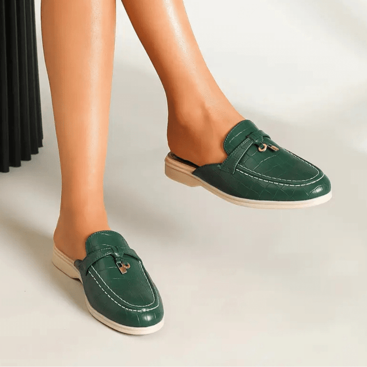 Lydia Mules Femme à Enfiler Mules Sans Talon avec Boucle Chic & Semelle Confortable, vue 5