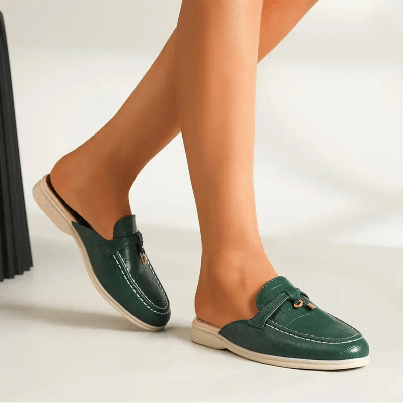 Lydia Mules Femme à Enfiler Mules Sans Talon avec Boucle Chic & Semelle Confortable, vue 2