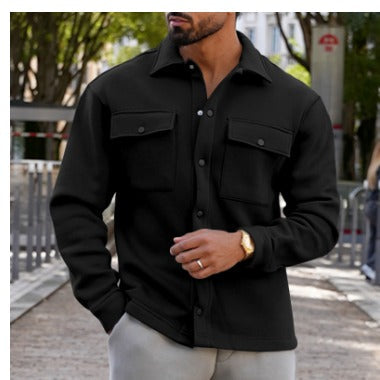 Edgar Veste Chemise Homme Surchemise Boutonnée Moderne avec Poches & Confort Durable, vue 2