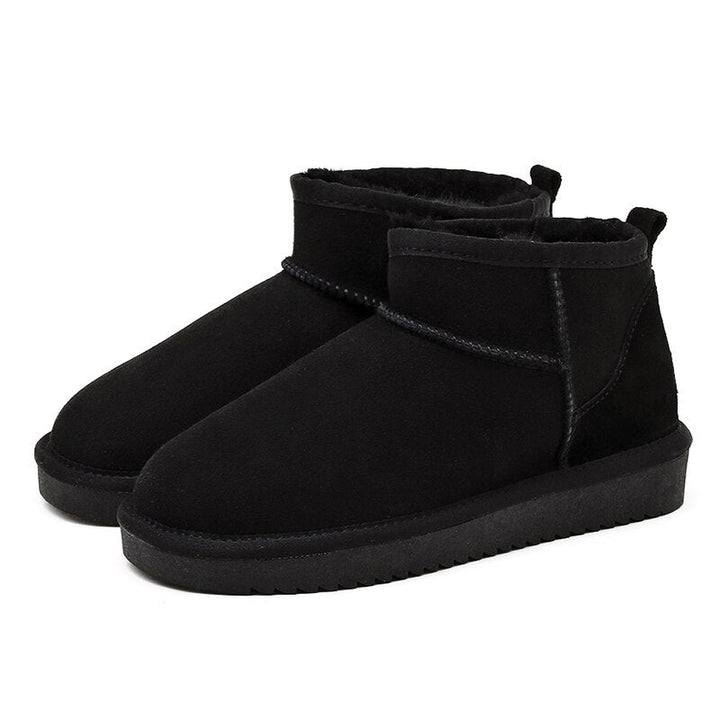 Vera Bottes Hiver Femme Bottines Chaudes Faciles à Enfiler avec Doublure Douillette, vue 7