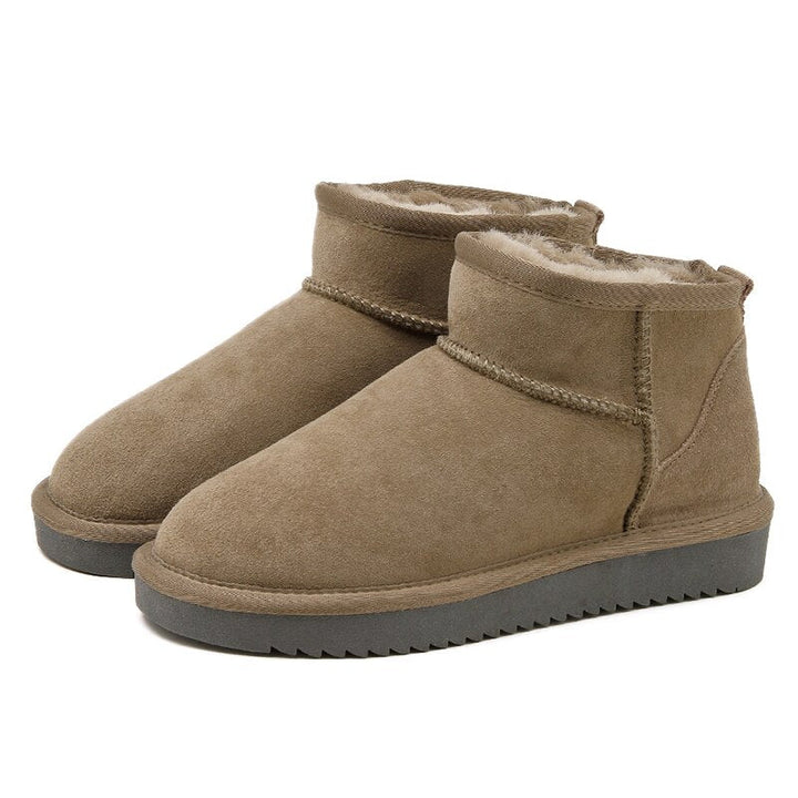 Vera Bottes Hiver Femme Bottines Chaudes Faciles à Enfiler avec Doublure Douillette, vue 6
