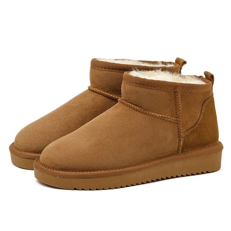 Vera Bottes Hiver Femme Bottines Chaudes Faciles à Enfiler avec Doublure Douillette, vue 2