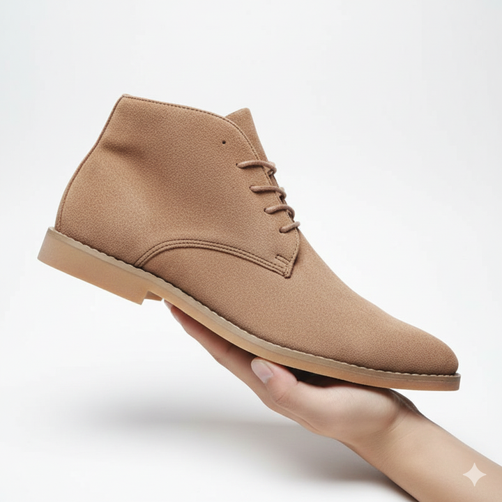 Noah Bottines Desert Homme Chaussures Suédées Confortables avec Semelle Antidérapante, vue 3