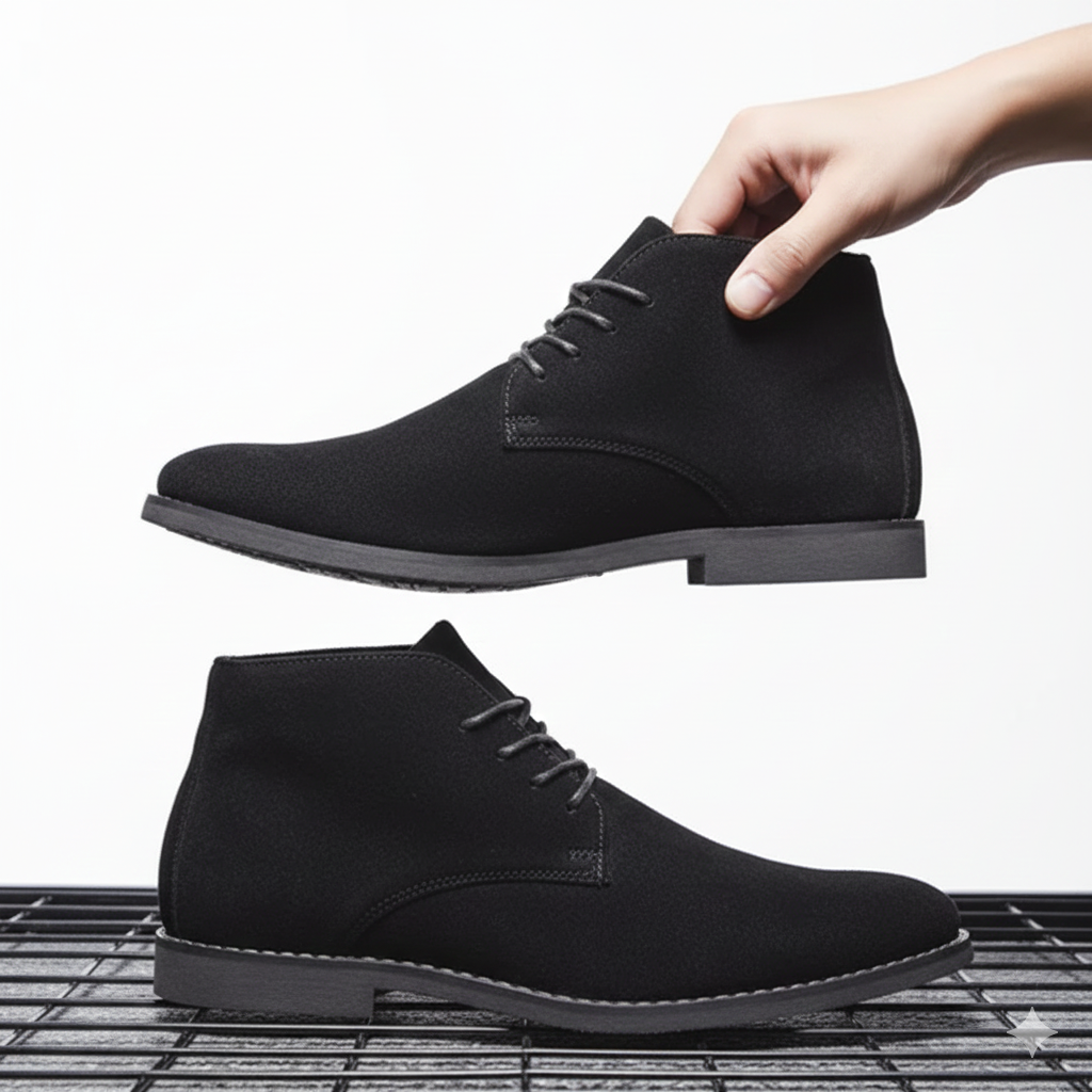 Noah Bottines Desert Homme Chaussures Suédées Confortables avec Semelle Antidérapante, vue 4