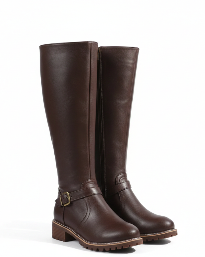 Nyla Bottes Femme en Cuir Confort Quotidien & Élégance Intemporelle
