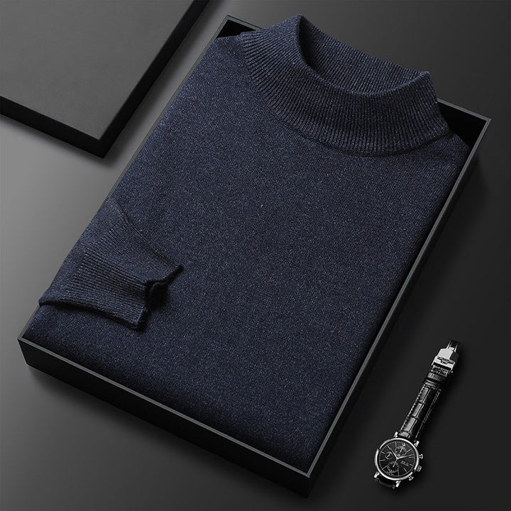 Ryan Pull Homme Hiver Col Mi-Montant Maille Chaude et Style Élégant, vue 11