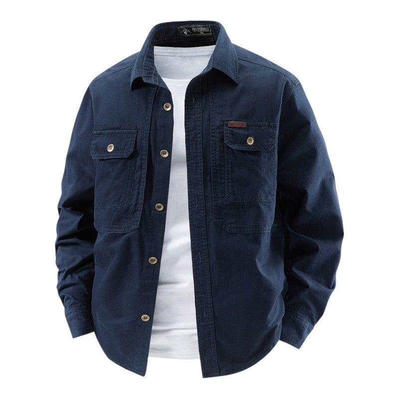 CHEMISE UTILITAIRE À MANCHES LONGUES POUR HOMME