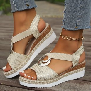 Sandales à Talon Compensé Stylées pour femme, vue 10