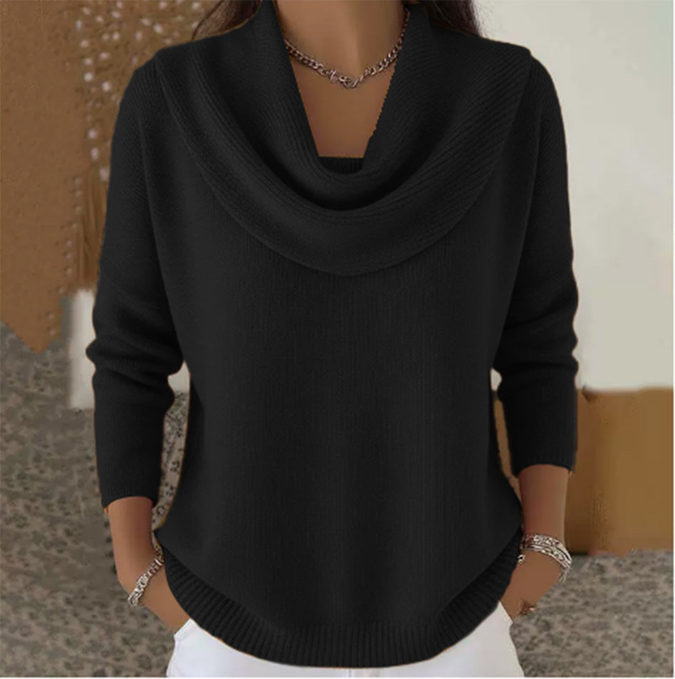 Pull à Col Gracieux pour femme, vue 4