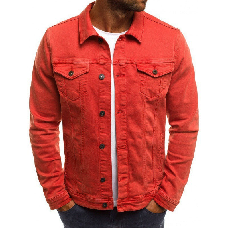 Ethan Veste en Jean Homme Classique Moderne en Denim avec Poches, vue 3