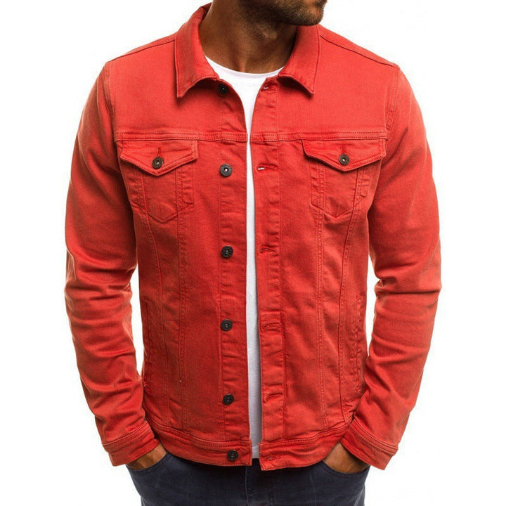 Ethan Veste en Jean Homme Classique Moderne en Denim avec Poches, vue 3