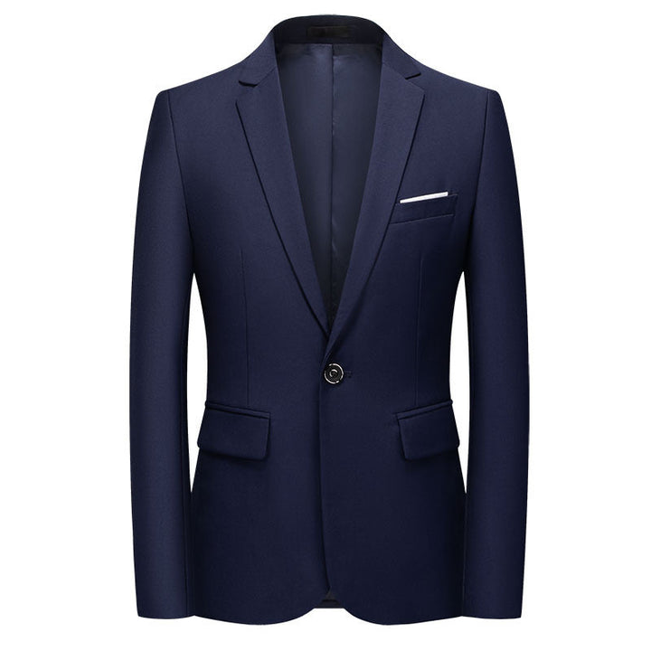 Harvey Blazer Homme Élégant Veste Classique Slim Fit avec Revers Cranté & Finition Chic, vue 3